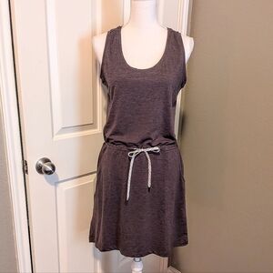 Casual Sleeveless Dress with Drawstring